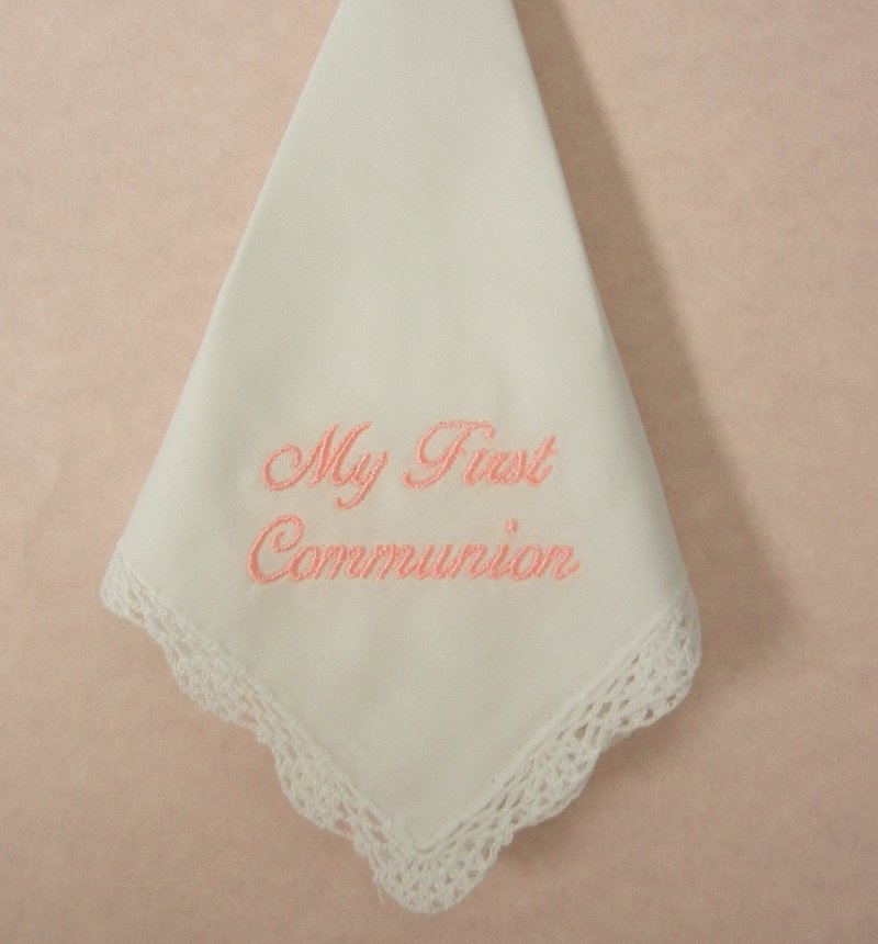 First Communion Hanky
